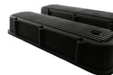 Aluminum Valve Covers with Bolt Kit Fits 1965–1995 Big Block Chevy BBC 396–502 – Tall – Finned – Black