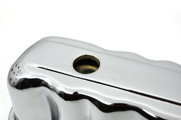 STEEL 1960–83 FORD INLINE 6 VALVE COVER – CHROME – 2 HOLES