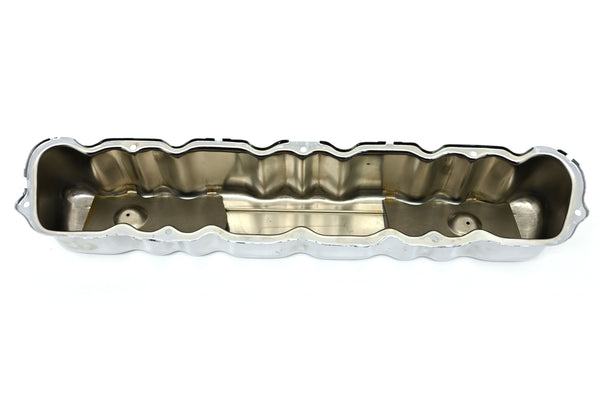 STEEL 1960–83 FORD INLINE 6 VALVE COVER – CHROME – 2 HOLES