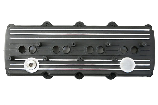 CFR Performance Compatible/Replacement Aluminum Mopar, Chrysler, Jeep, Ram Gen 3 Hellcat Conversion HEMI Rocker Arm Valve Covers 5.7L, 6.1L, 6.4L - powder coated black