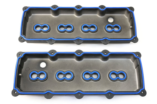 CFR Performance Compatible/Replacement Aluminum Mopar, Chrysler, Jeep, Ram Gen 3 Hellcat Conversion HEMI Rocker Arm Valve Covers 5.7L, 6.1L, 6.4L - powder coated black
