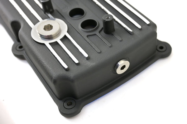 CFR Performance Compatible/Replacement Aluminum Mopar, Chrysler, Jeep, Ram Gen 3 Hellcat Conversion HEMI Rocker Arm Valve Covers 5.7L, 6.1L, 6.4L - powder coated black