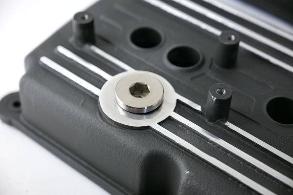 CFR Performance Compatible/Replacement Aluminum Mopar, Chrysler, Jeep, Ram Gen 3 Hellcat Conversion HEMI Rocker Arm Valve Covers 5.7L, 6.1L, 6.4L - powder coated black