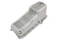 ALUMINUM 1986–02 CHEVY SB 262–400 STOCK CAPACITY OIL PAN – RETRO FINNED – BAFFLED – POLISHED