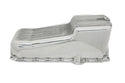 ALUMINUM 1986–02 CHEVY SB 262–400 STOCK CAPACITY OIL PAN – RETRO FINNED – BAFFLED – POLISHED