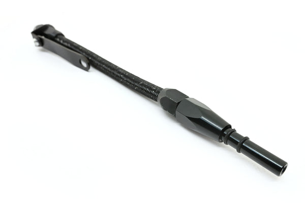 CFR Performance Stainless Braided Flexible Dipstick  1986–1995 Ford 5.0L 302 with Billet Handle– Black