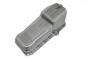 ALUMINUM 1980-85 CHEVY SB 262-400 STOCK CAPACITY OIL PAN - RETRO POLISHED FINNED BAFFLED - POLISHED