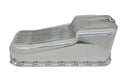 CFR Performance Aluminum 1958–79 Chevy SB 262–400 Stock Capacity Oil Pan – Retro Finned Baffled – Polished