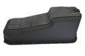 CFR Performance Aluminum 1958–79 Chevy SB 262–400 Stock Capacity Oil Pan – Retro Finned Baffled – Black