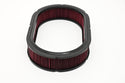 CFR Performance Cotton 12″ × 2″ Oval Washable Air Cleaner Filter – Red (Reusable / High Flow)