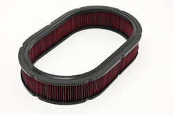 CFR Performance Cotton 12″ × 2″ Oval Washable Air Cleaner Filter – Red (Reusable / High Flow)