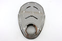 Steel Chevy 1955–1995 SB 283–400 Timing Chain Cover – Black Chrome