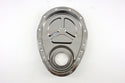 Steel Chevy 1955–1995 SB 283–400 Timing Chain Cover – Black Chrome