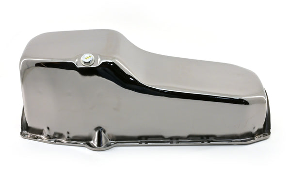 Steel 1955–1979 Chevy SB 262–400 Oil Pan – Black Chrome