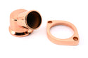 ALUMINUM CHEVY LS 30 DEGREE SWIVEL WATER NECK THERMOSTAT HOUSING - COPPER