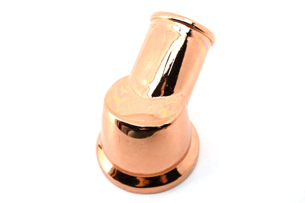 ALUMINUM CHEVY LS 30 DEGREE SWIVEL WATER NECK THERMOSTAT HOUSING - COPPER