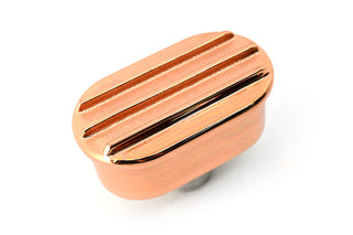 CHEVY-FORD-MOPAR BILLET ALUMINUM BREATHER - FINNED - COPPER