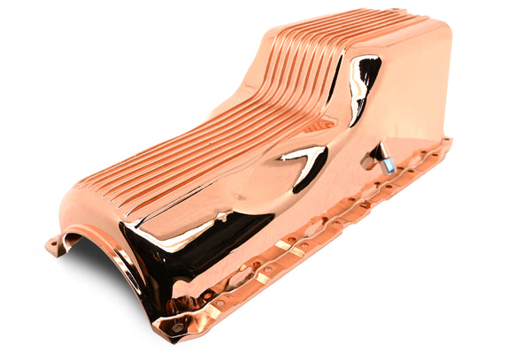 ALUMINUM 1991-Up CHEVY BB 396-402-427-454 GEN 5, 6 OIL PAN - COPPER