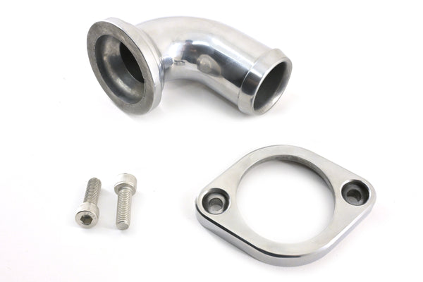 ALUMINUM MOPAR HEMI GEN 3  90 DEGREE WATER NECK THERMOSTAT HOUSING - POLISHED