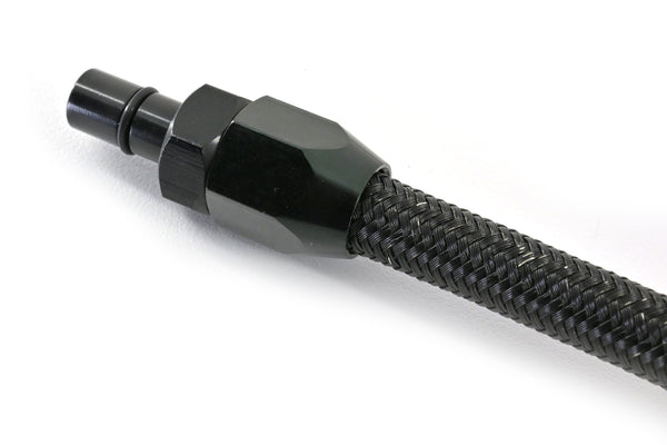CFR PERFORMANCE STAINLESS BRAIDED CHRYSLER HEMI 5.7L & 6.1L TRUCK BILLET HANDLE FLEXIBLE DIPSTICK – BLACK