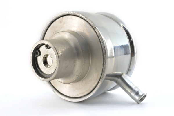 CHEVY-FORD-MOPAR POLISHED BILLET ALUMINUM BREATHER W- PCV VALVE - SMOOTH