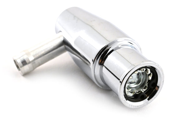 CHEVY-FORD-MOPAR CHROME BILLET ALUMINUM PCV VALVE 3-4