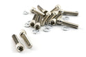 1962-85 FORD SMALL BLOCK 289-302-351W-5.0L TALL POLISHED ALUMINUM VALVE COVERS - FULL FINNED