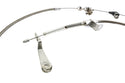 CFR PERFORMANCE NATURAL FINISH 1986–1993 FORD AOD TRANSMISSION KICKDOWN CABLE KIT CARBURETOR – NATURAL