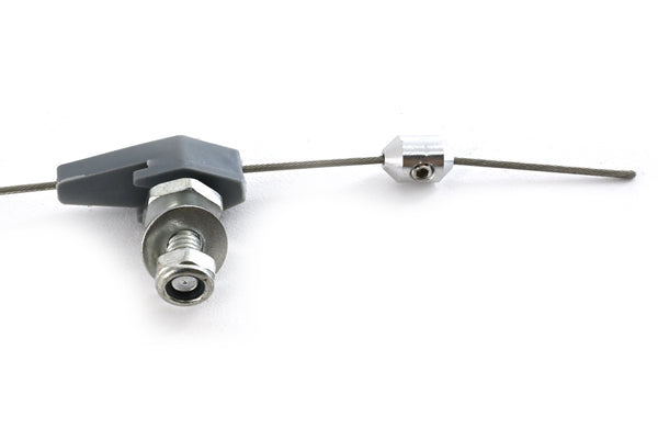 CFR PERFORMANCE NATURAL FINISH 1986–1993 FORD AOD TRANSMISSION KICKDOWN CABLE KIT CARBURETOR – NATURAL