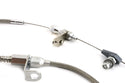 CFR PERFORMANCE NATURAL FINISH 1986–1993 FORD AOD TRANSMISSION KICKDOWN CABLE KIT CARBURETOR – NATURAL
