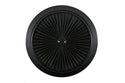 Cotton Universal Top-Flow Round Washable Air Cleaner Top – Black Filter with Black Ring