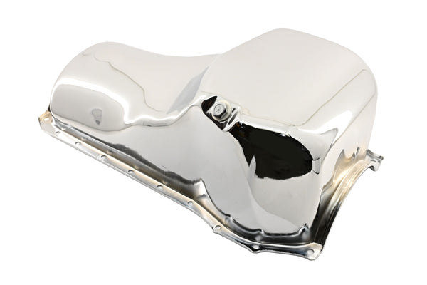 1970-82 FORD SMALL BLOCK 351C-351M-400 STOCK CAPACITY OIL PAN - CHROME