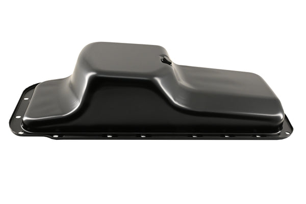 Black Oil Pan - Fits 1967–1987 Chrysler/Mopar BB 361 383 400 413 440 & HEMI 426 Engines – Center Sump, 5-Quart Capacity – Black Finish