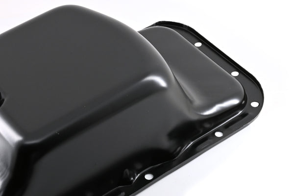 Black Oil Pan - Fits 1967–1987 Chrysler/Mopar BB 361 383 400 413 440 & HEMI 426 Engines – Center Sump, 5-Quart Capacity – Black Finish