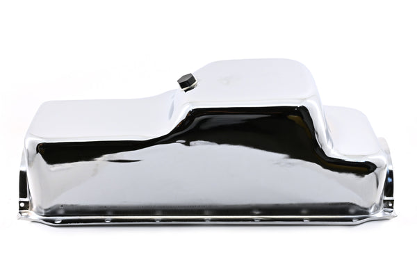 1964-87 CHRYSLER-MOPAR SMALL BLOCK 273-318-340 OIL PAN - CHROME