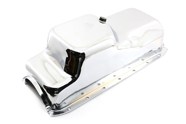 1964-87 CHRYSLER-MOPAR SMALL BLOCK 273-318-340 OIL PAN - CHROME