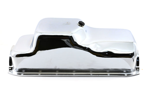 1964-87 CHRYSLER-MOPAR SMALL BLOCK 273-318-340 OIL PAN - CHROME
