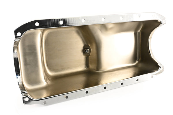 1964-87 CHRYSLER-MOPAR SMALL BLOCK 273-318-340 OIL PAN - CHROME