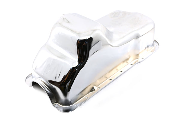 1988-96 FORD SMALL BLOCK 255-260-289-302 STOCK CAPACITY TRUCK OIL PAN - CHROME