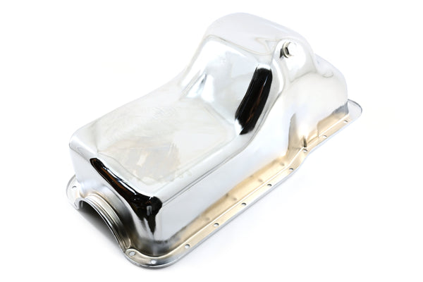 1988-96 FORD SMALL BLOCK 255-260-289-302 STOCK CAPACITY TRUCK OIL PAN - CHROME