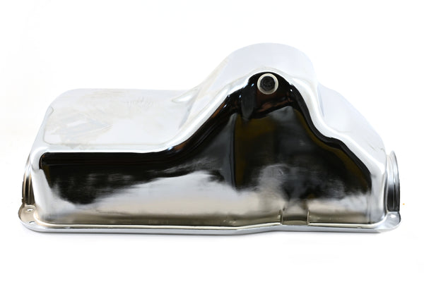 1988-96 FORD SMALL BLOCK 255-260-289-302 STOCK CAPACITY TRUCK OIL PAN - CHROME