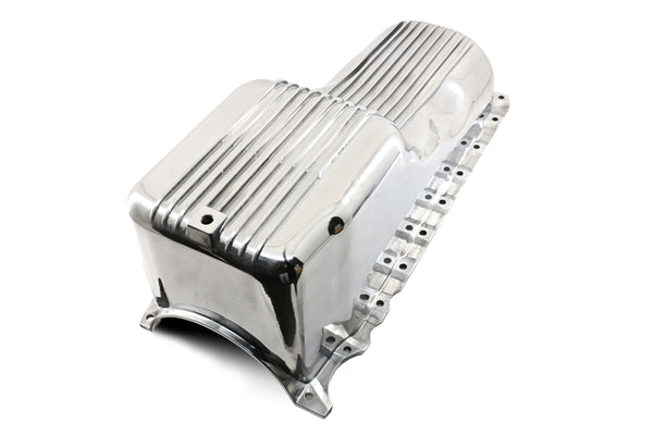 ALUMINUM 1991-Up CHEVY BB 396-402-427-454 GEN 5, 6 OIL PAN - POLISHED