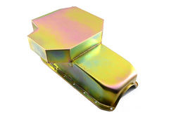STEEL 1986-2002 CHEVY SB 305-427 ROAD RACING OIL PAN W- WINDAGE TRAY - ZINC