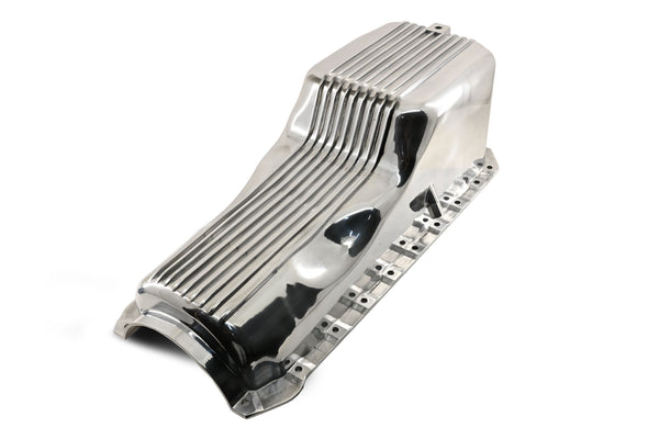 ALUMINUM 1965-90 CHEVY BB 396-402-427-454 GEN 4 OIL PAN - POLISHED