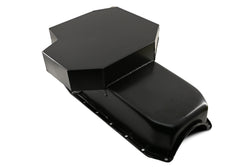 STEEL 1980-85 CHEVY SB 305-427 ROAD RACING OIL PAN W- WINDAGE TRAY - BLACK