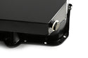 STEEL 1980-85 CHEVY SB 305-427 ROAD RACING OIL PAN W- WINDAGE TRAY - BLACK