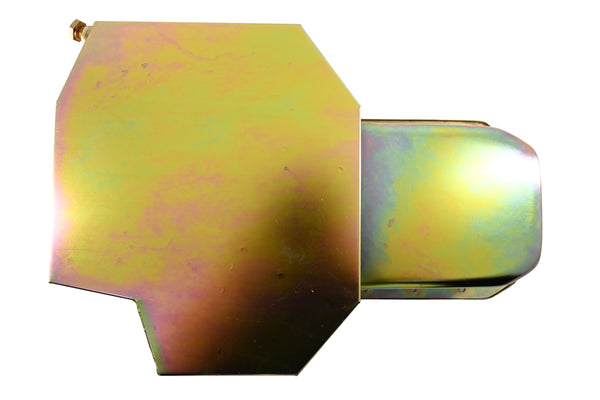 STEEL RACING OIL PAN – ZINC COATED – COMPATIBLE WITH 1986–2002 CHEVY SB 283/305/327/350/400 (ONE-PIECE REAR MAIN SEAL)