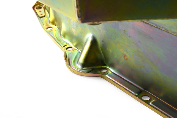 1958-79 CHEVY SMALL BLOCK 283-305-327-350-400 CHAMPION RACING OIL PAN - ZINC