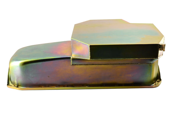 1958-79 CHEVY SMALL BLOCK 283-305-327-350-400 CHAMPION RACING OIL PAN - ZINC