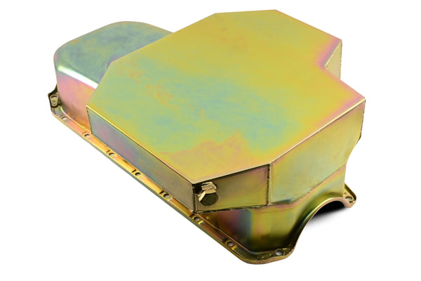 1958-79 CHEVY SMALL BLOCK 283-305-327-350-400 CHAMPION RACING OIL PAN - ZINC